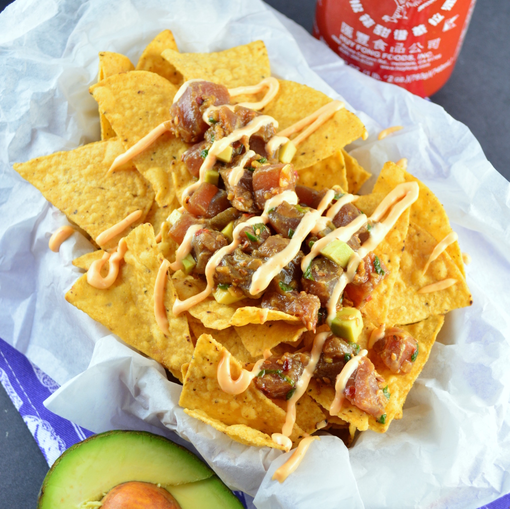 Spicy Tuna Nachos builicious
