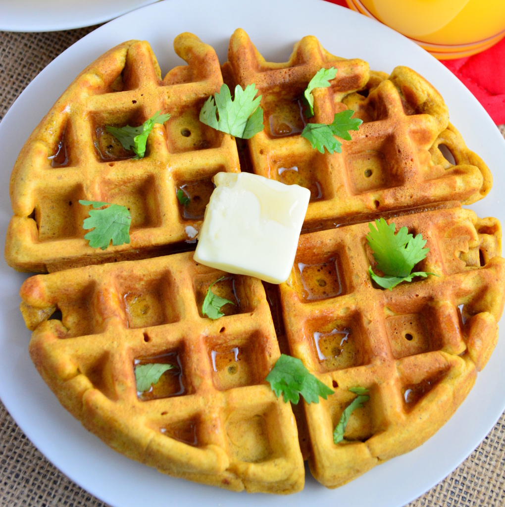 Curry Sesame Waffles builicious