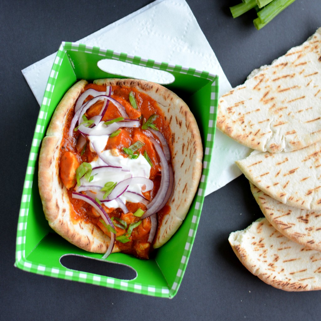 Butter Chicken Naan Tacos builicious